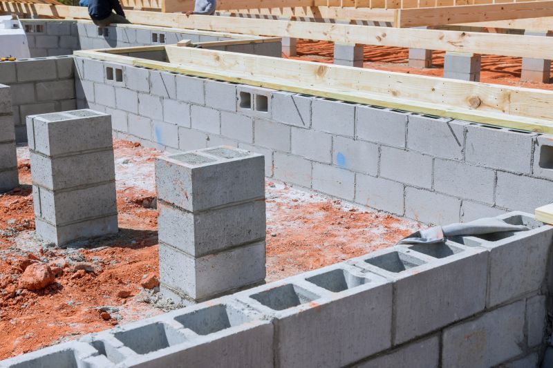 Block Foundation Installation