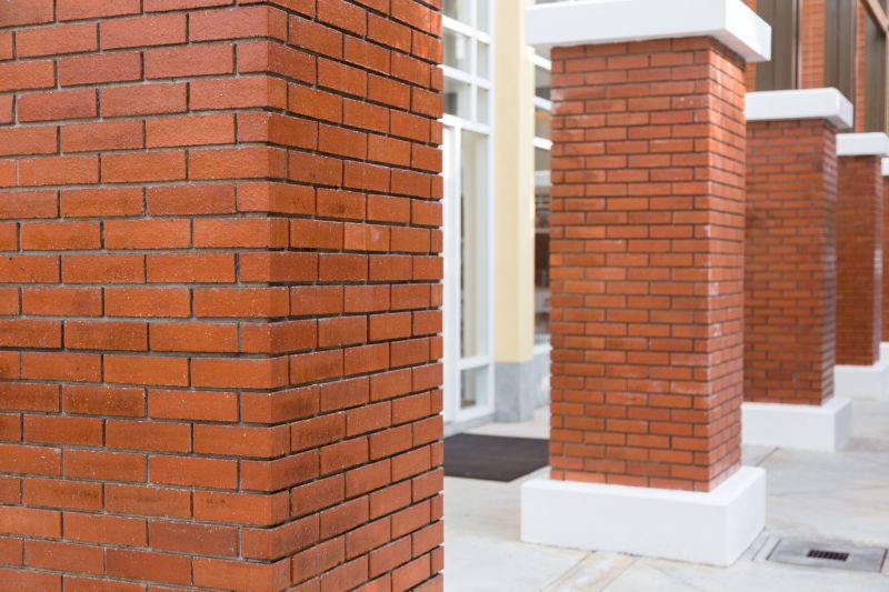 Brick Columns Installation