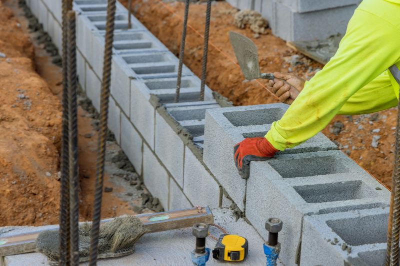 Block Foundation Installation in Nashua, NH