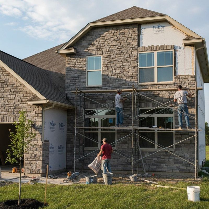 Brick Veneer Siding Installation