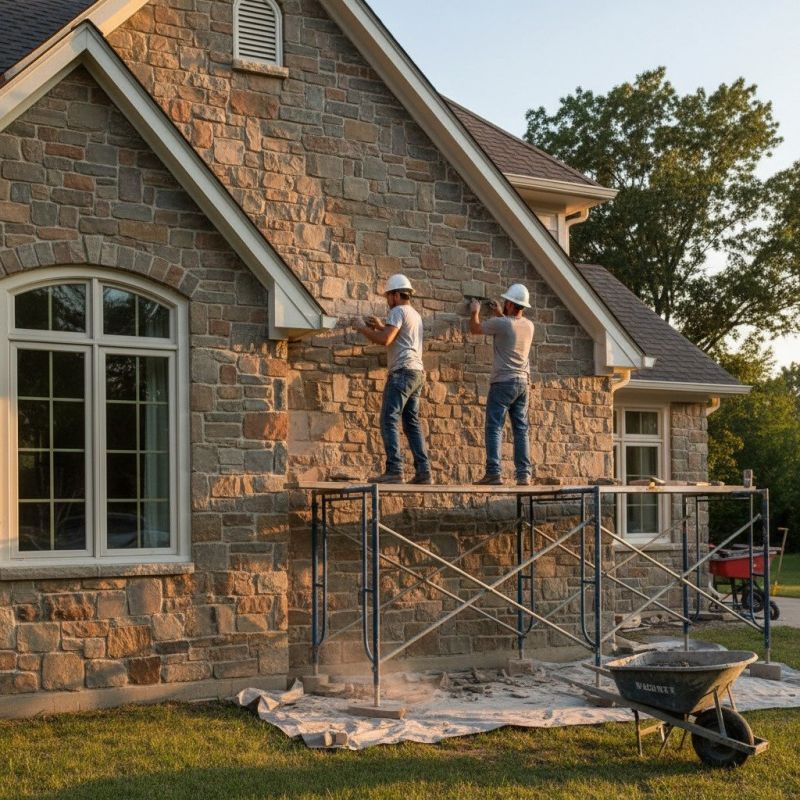 Brick Veneer Siding Installation