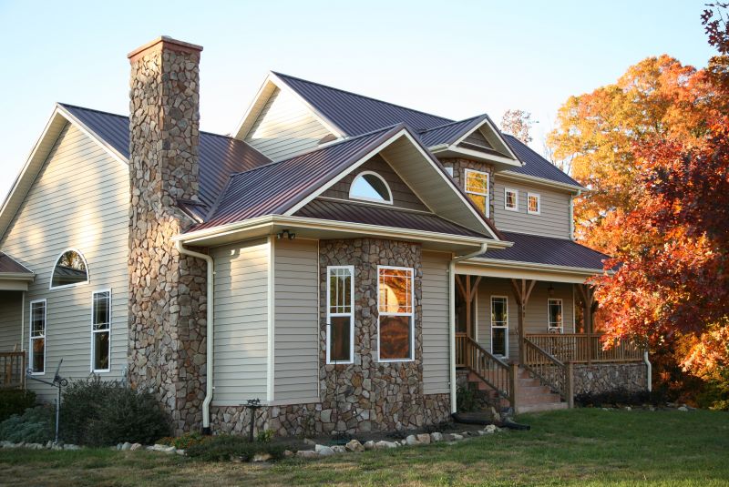 Stone Chimney Installation