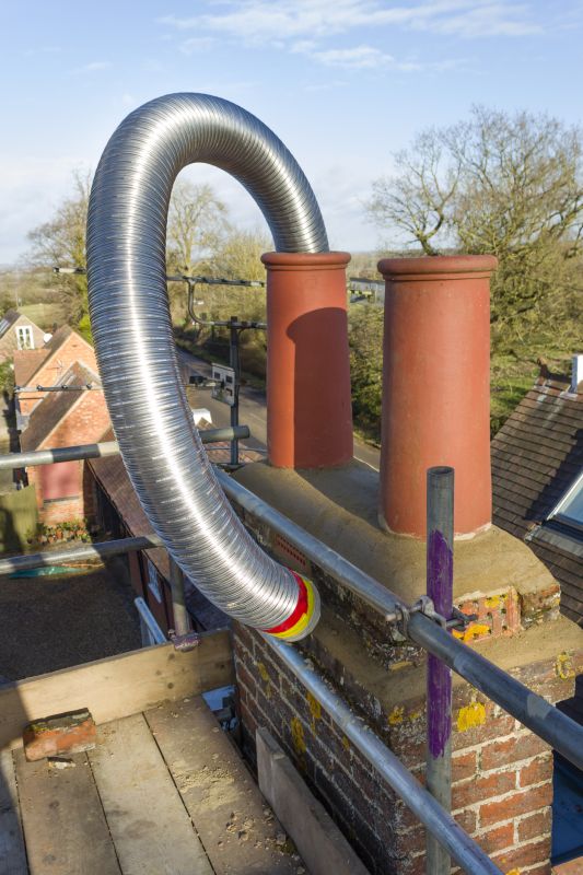 Stone Chimney Installation